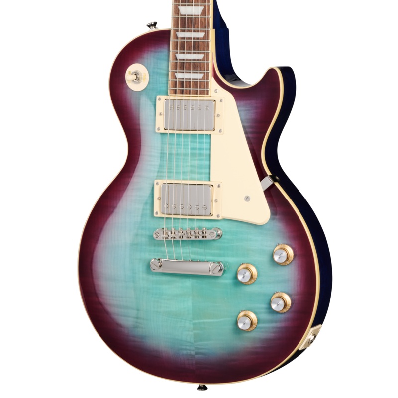 Epiphone Les Paul Standard 60s Figured Electric Guitar, Blueberry Burst w/ Premium Gig Bag