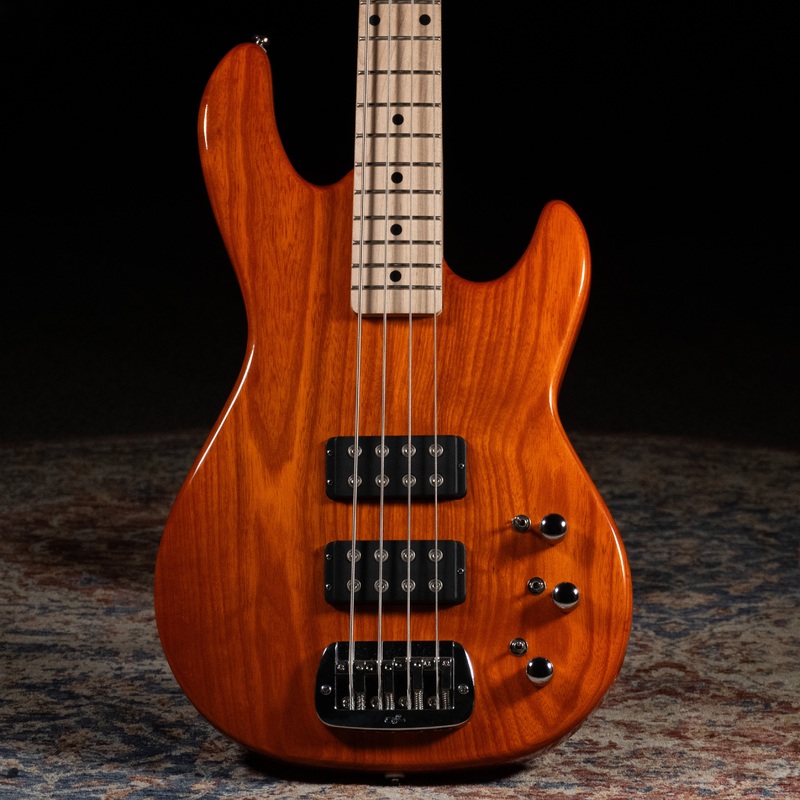 G&L L2000 Tribute 4-String Electric Bass Guitar, Clear Orange w/HSC - Used