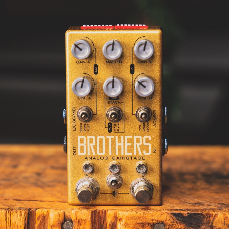 2017 Chase Bliss Brothers Analog Gainstage Overdrive Effect Pedal w/Wooden Box - Used