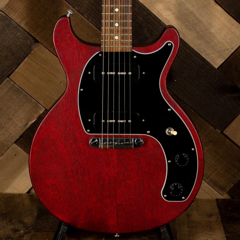 2019 Gibson Les Paul Tribute DC Electric Guitar, Cherry Satin with OGB - Used