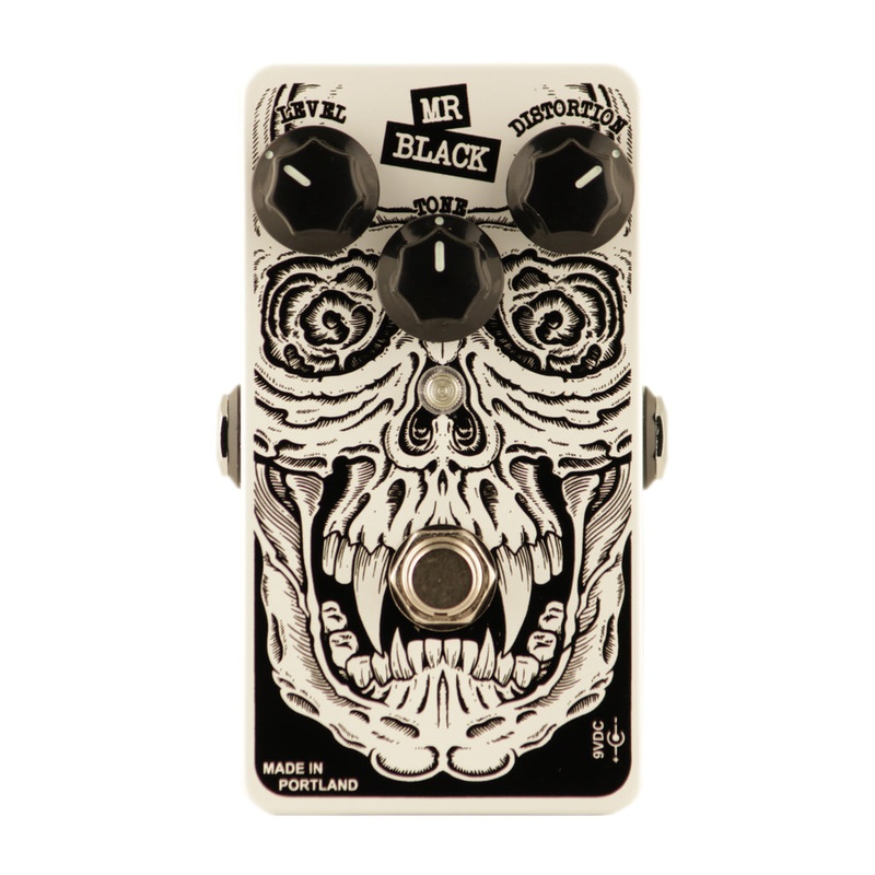 Mr. Black White Widow High Gain Overdrive/Distortion Effect Pedal