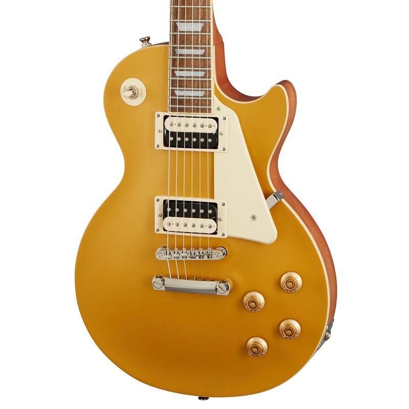 Epiphone Les Paul Classic Worn Electric Guitar, Worn Metallic Gold