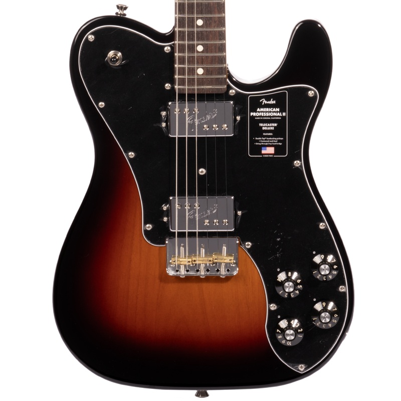 Fender American Professional II Telecaster Deluxe Electric Guitar, Rosewood, 3 Color Sunburst