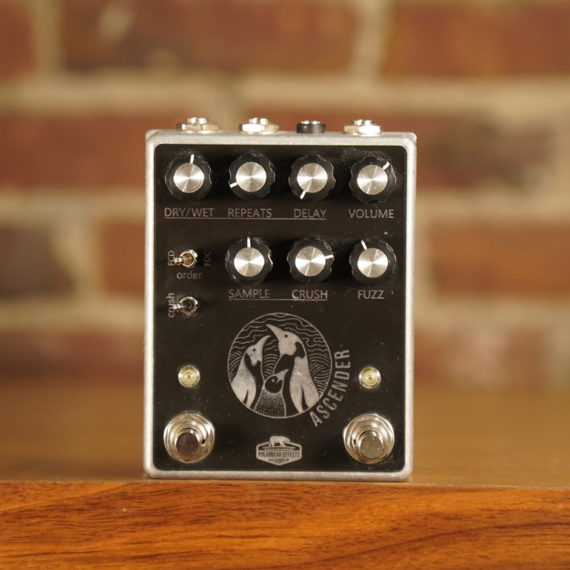 Polarbear Effects Ascender Fuzz Delay Bit Crusher Effect Pedal With Box - Used