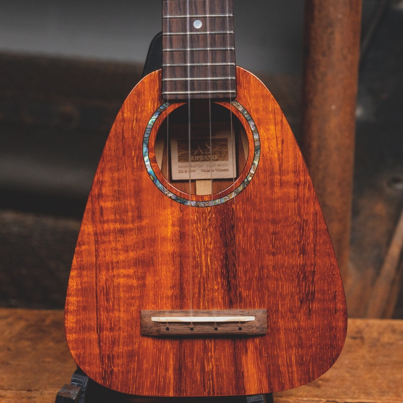 Romero Creations XS Soprano Ukulele All Koa Natural with Gig Bag - Used