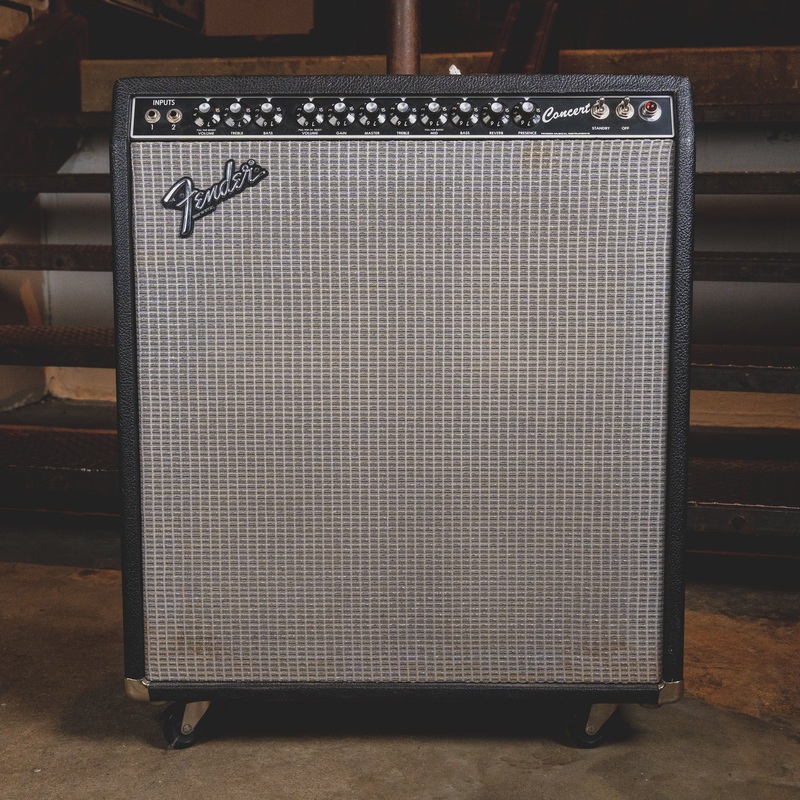 1982 Fender Concert 4X10 Combo Guitar Amplifier w/ Slip Cover - Used