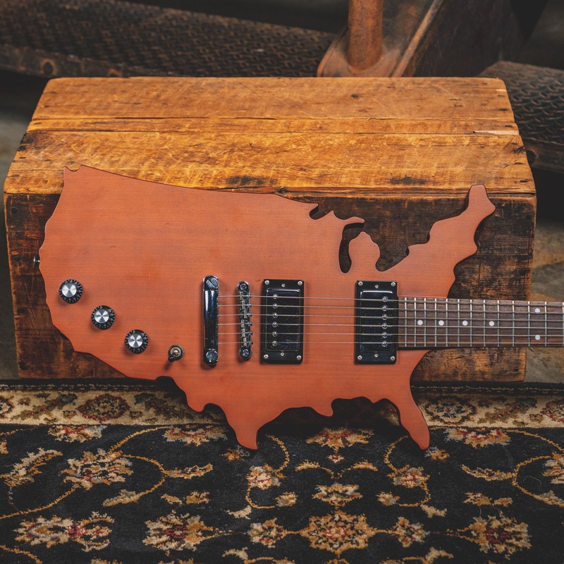 2005 Epiphone USA Map Natural Electric Guitar w/ OGB - Used