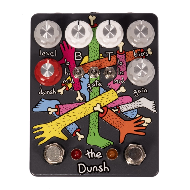 Champion Leccy The Dunsh Gain Stage/Distortion Effect Pedal, Grey