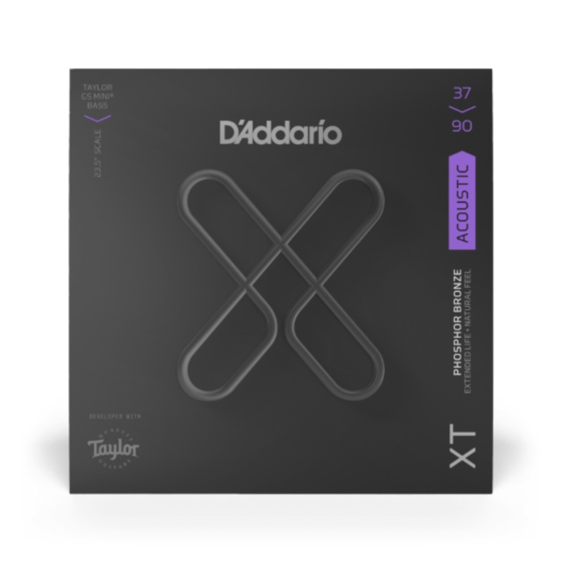 D'addario 37-90 Custom Light XT Phosphor Bronze Coated Acoustic Bass Strings