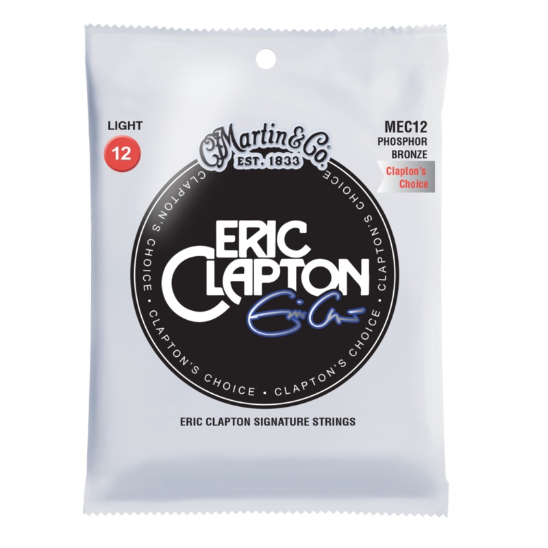 Martin Clapton's Choice Acoustic Guitar Strings, .12-.54 Light, Phosphor Bronze