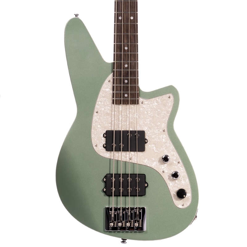 Reverend Mercalli 4 Bass Guitar Roasted Maple Neck/Fingerboard, Metallic Alpine