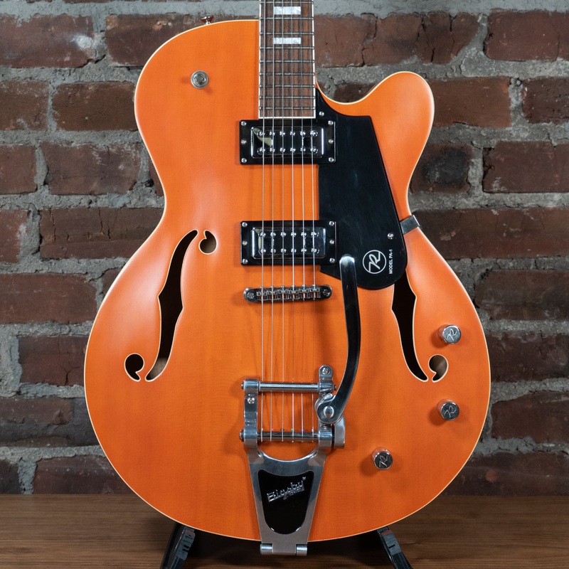 2016 Reverend PA-1 Pete Anderson RT Electric Guitar Satin Rock Orange w/OHSC - Used