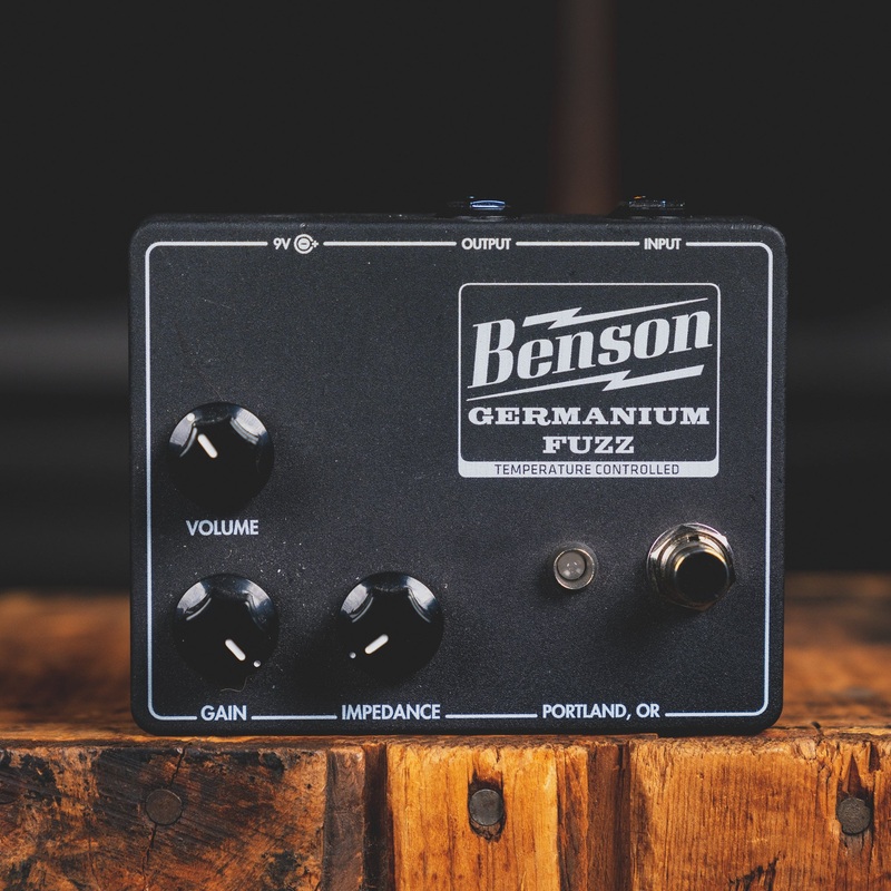 Benson Germanium Fuzz Effect Pedal, Black w/ Box - Used
