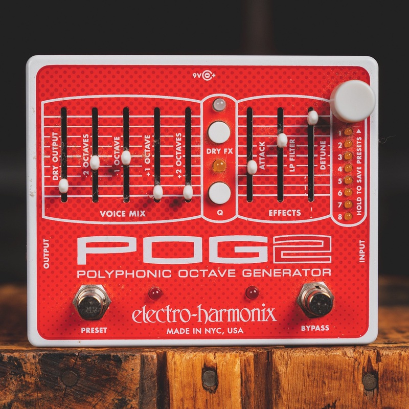 Electro Harmonix POG2 Polyphonic Octave Generator Effect Pedal w/ Box - Used