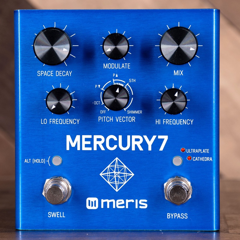 Meris Mercury7 Algorithmic DSP Reverb Effect Pedal w/ Original Box - Used