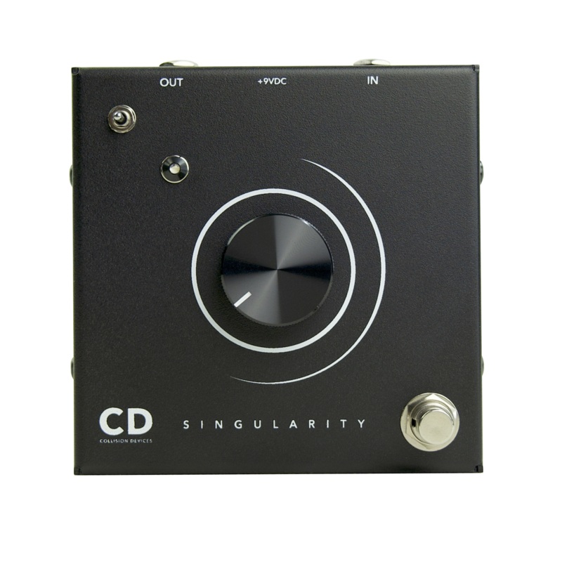 Collision Devices Singularity Fuzz Effect Pedal, Black Enclosure, Black Knobs