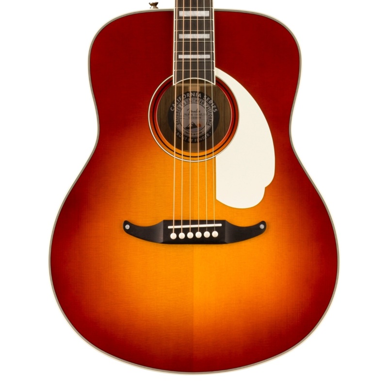 Fender Palomino Vintage Acoustic-Electric Guitar, Sienna Sunburst w/ Case