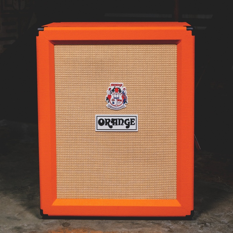 2023 Orange PPC212V Open Back Vertical 2x12 Guitar Amplifier Cabinet - Used