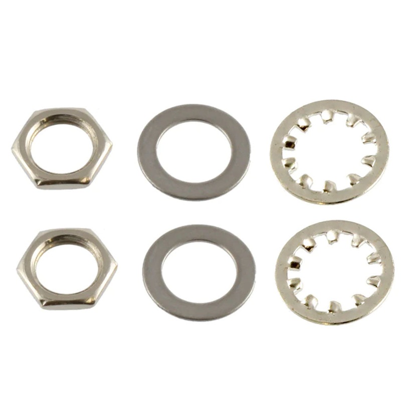 All Parts EP-4970 Nuts And Washers For USA Pots And Jacks, Set Of 2