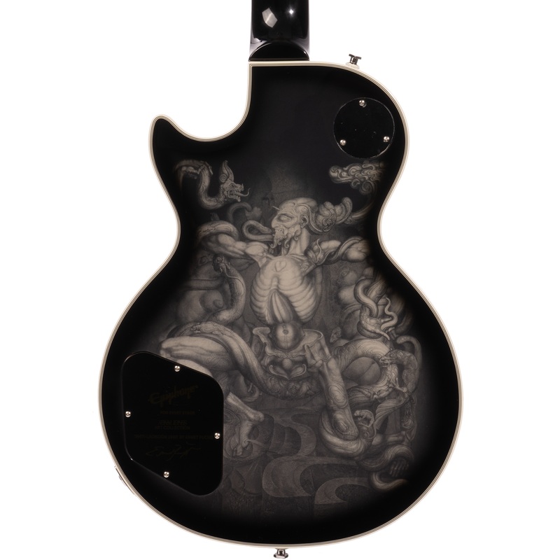 Epiphone Adam Jones Les Paul Custom, Ernst Fuchs Der Anti-Laokoon" w/Protector Case