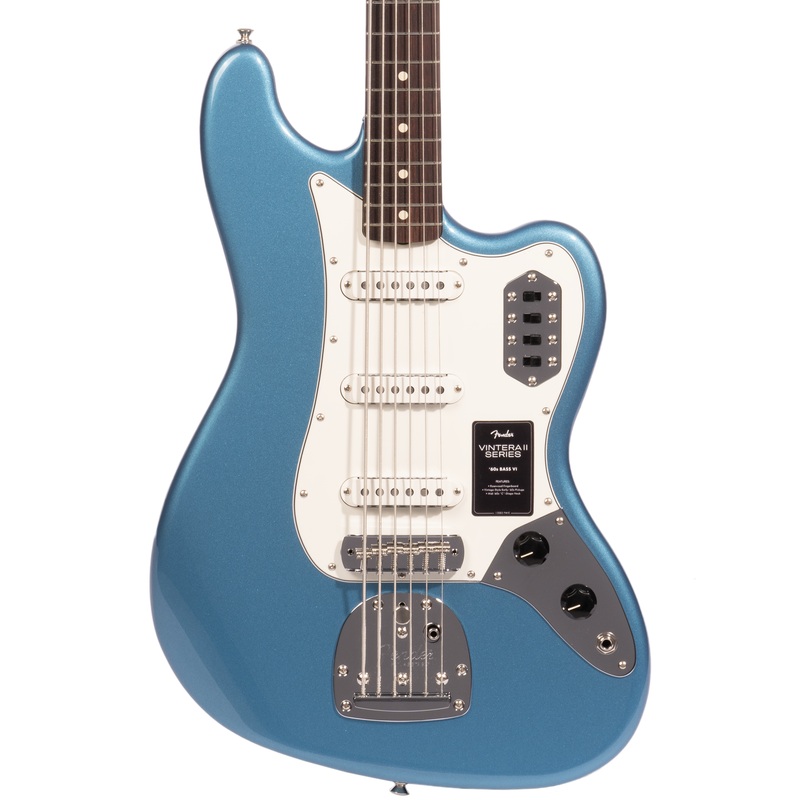 Fender Vintera II 60s Bass VI, Rosewood Fingerboard, Lake Placid Blue