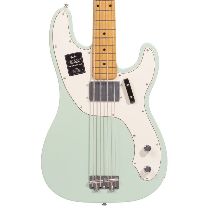 Fender Vintera II 70s Telecaster Bass Guitar, Maple Fingerboard, Surf Green