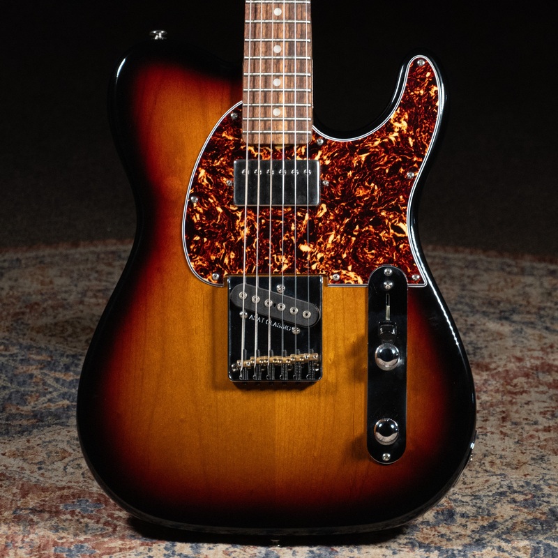 2021 G&L Fullerton Deluxe ASAT Classic Bluesboy Electric Guitar, 3-Tone Burst w/ OGB - Used