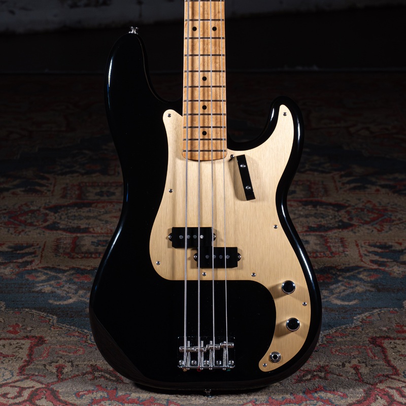 2023 Fender Vintera II 50s Precision Bass Guitar, Black - Used