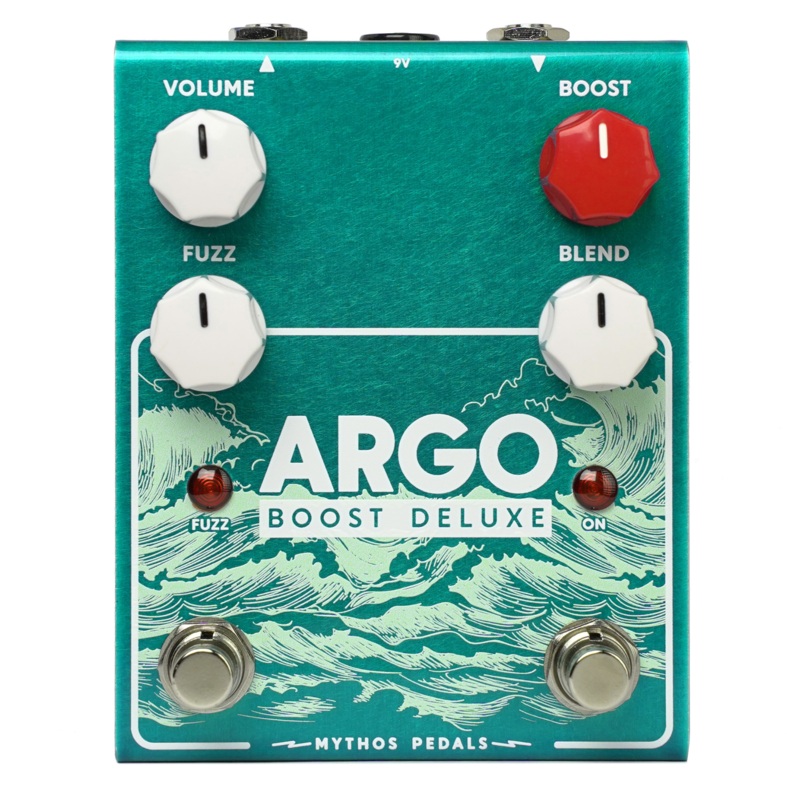 Mythos Argo Boost Deluxe Octave Up Fuzz and Boost Effect Pedal