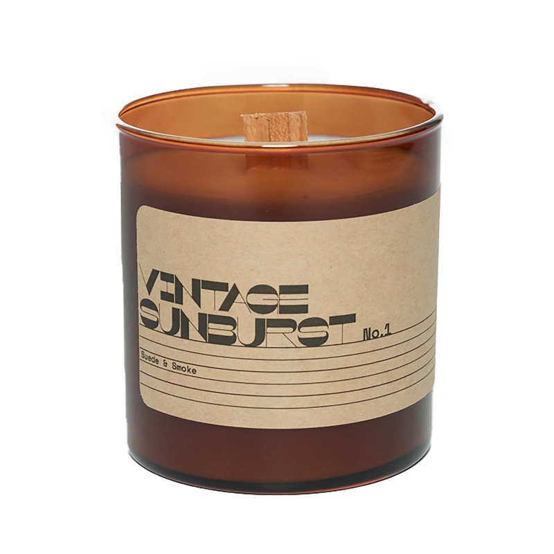 Russo Music Candle NO.1 Vintage Sunburst, Suede & Smoke