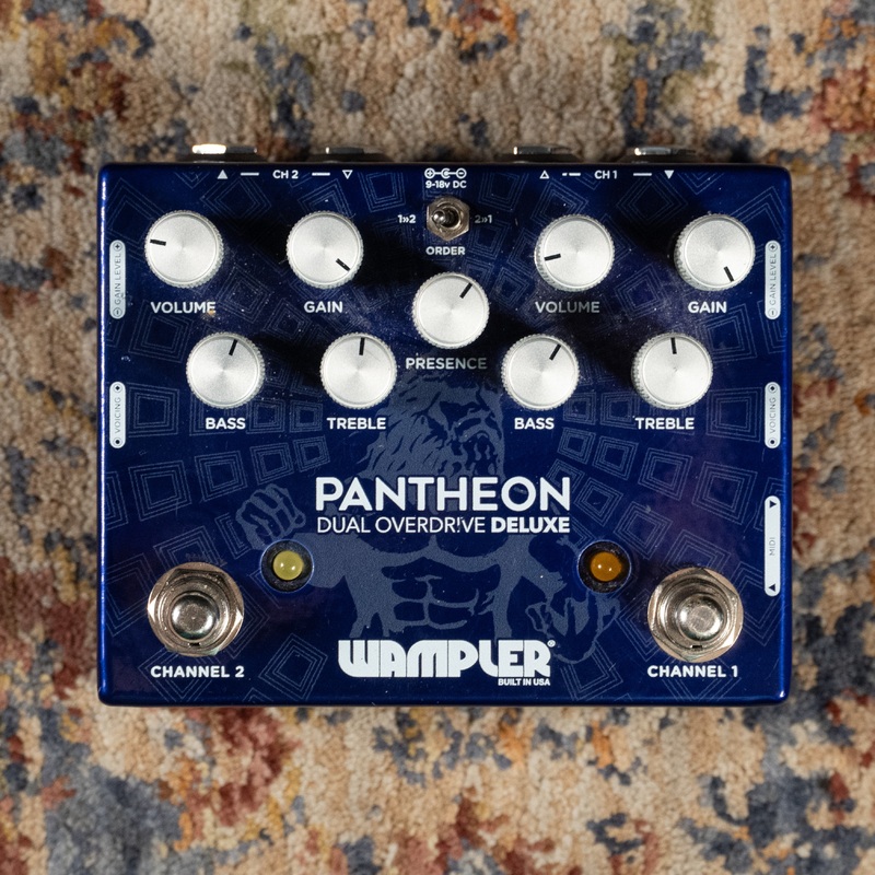 Wampler Pantheon Dual Overdrive Deluxe Effect Pedal - Used