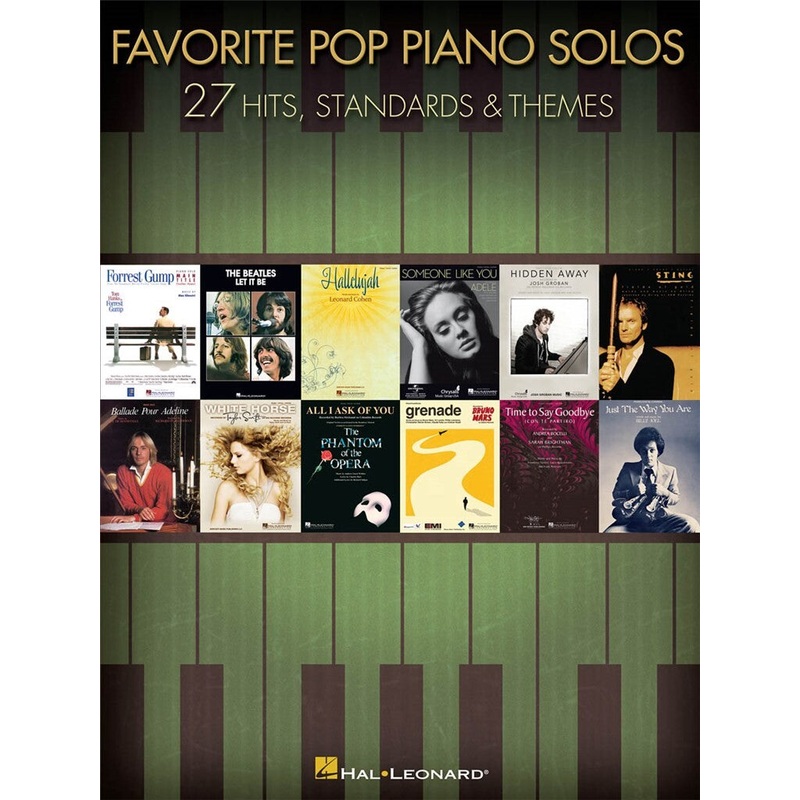 FAVORITE POP PIANO SOLOS EASY PIANO