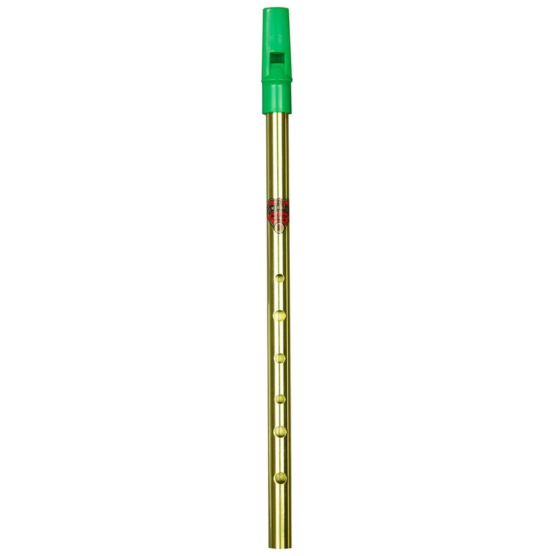 Generation D Brass Green Top Whistle