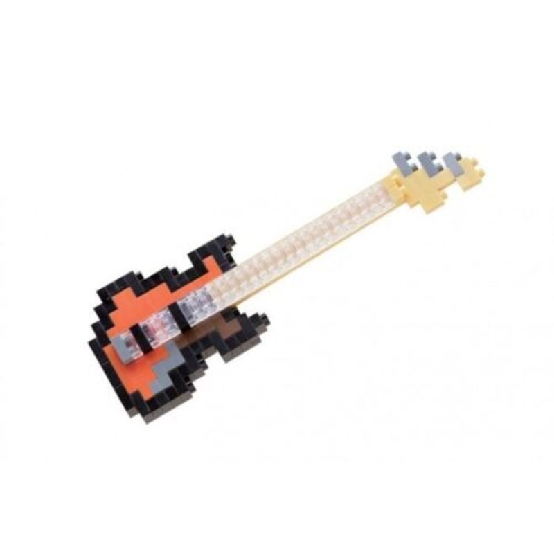 Nanoblock Bass Guitar Toy Gift