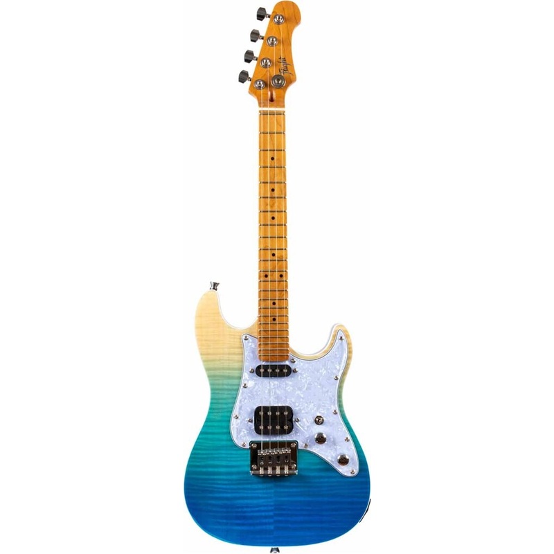 PATHFINDER TENOR ELECTRIC UKULELE TRANS BLUE