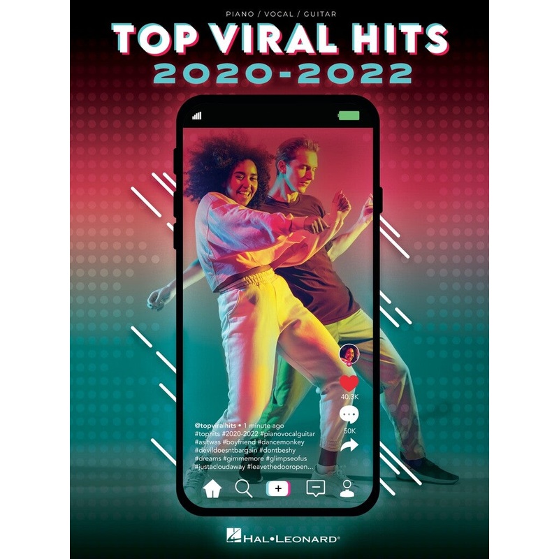 TOP VIRAL HITS 2020-2022 PIANO, VOCAL AND GUITAR