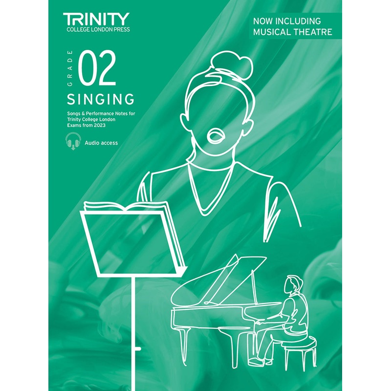 Trinity Singing Exam Pieces Grade 2 from 2023