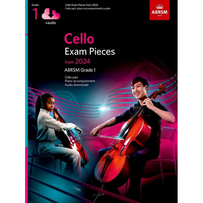 ABRSM Cello Exam Pieces from 2024 Grade 1 Score Part & Audio