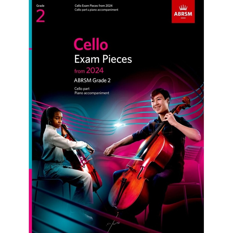 ABRSM Cello Exam Pieces from 2024 Grade 2 Score & Part