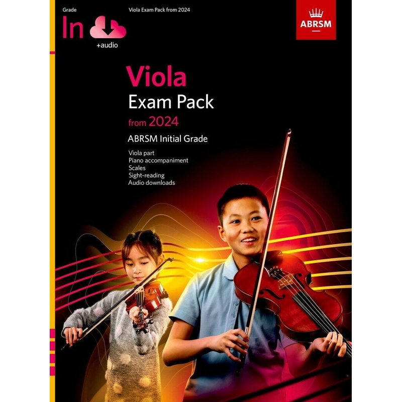 ABRSM Viola Exam Pack from 2024 Initial Grade