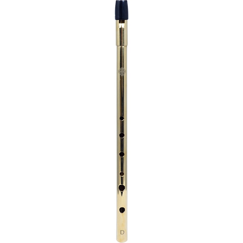 Glenluce High D Whistle. Brass Finish