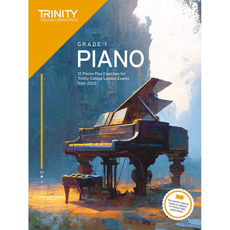 Trinity College Piano Grade 1 Exam Pieces Plus Exercises from 2023