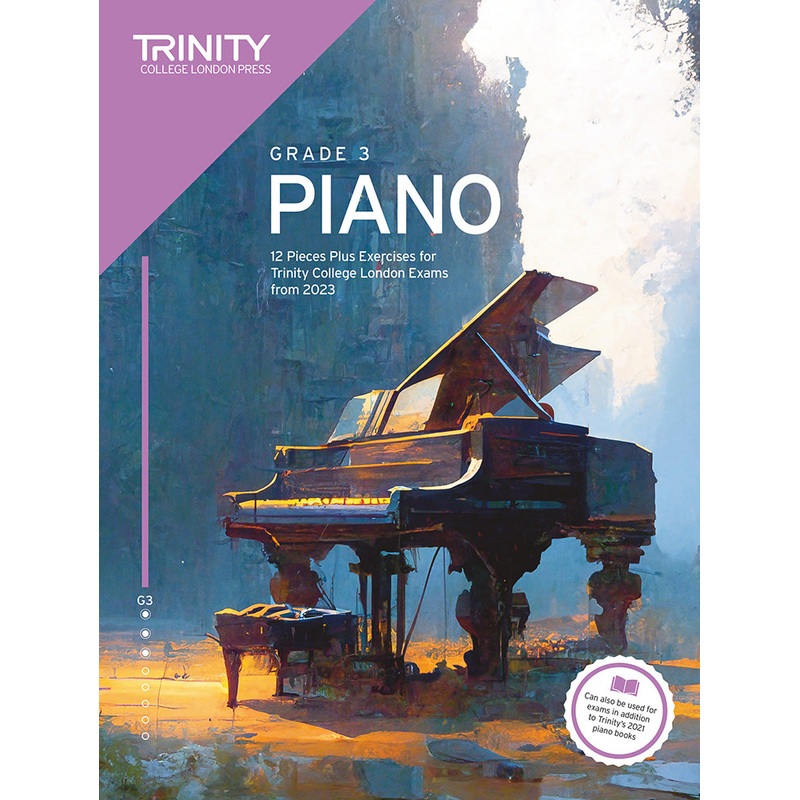 Trinity College Piano Grade 3 Exam Pieces Plus Exercises from 2023