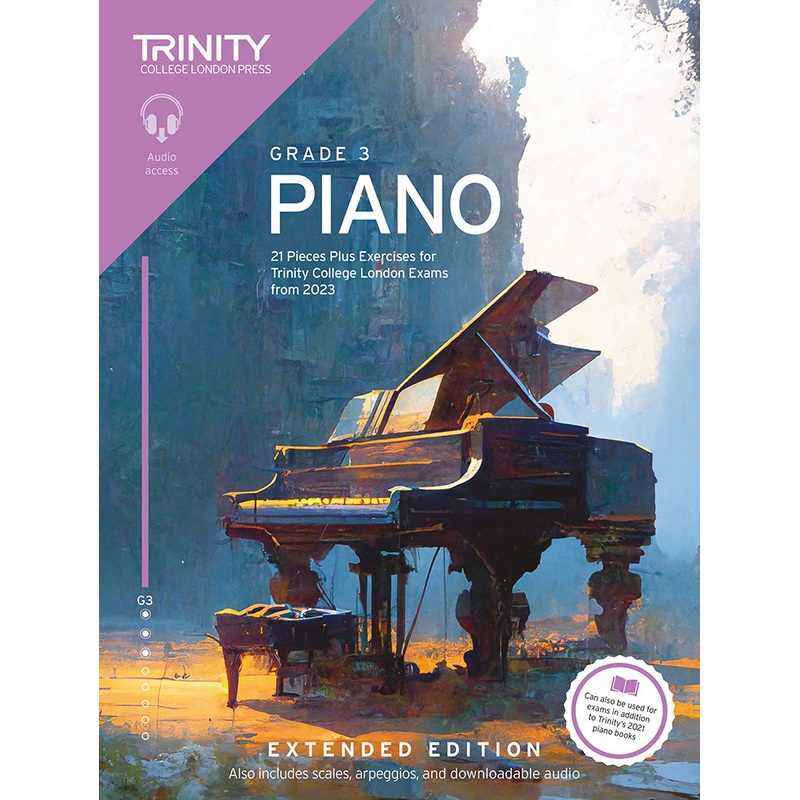 Trinity College Piano Grade 3 Exam Pieces Plus Exercises from 2023 Extended Edition