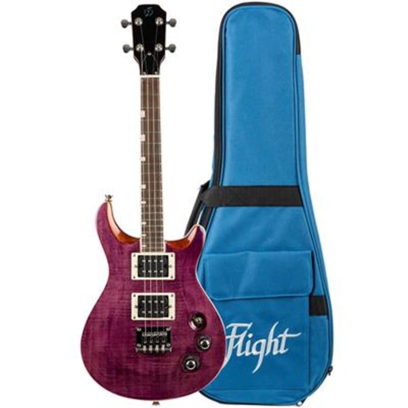 VANGUARD TENOR ELECTRIC UKULELE TRANS PURPLE