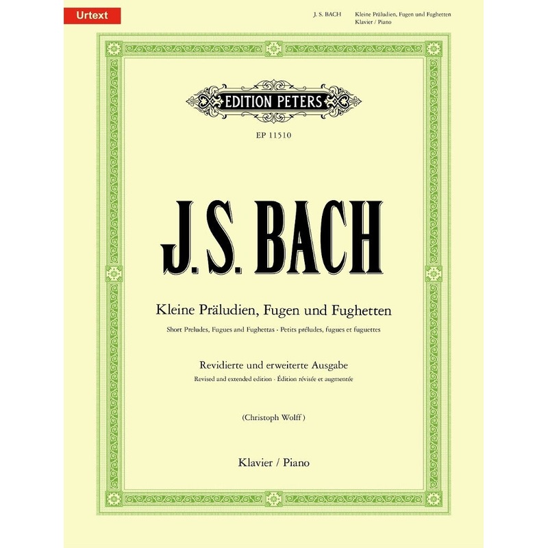 BACH SHORT PRELUDES FUGUES AND FUGHETTAS PIANO