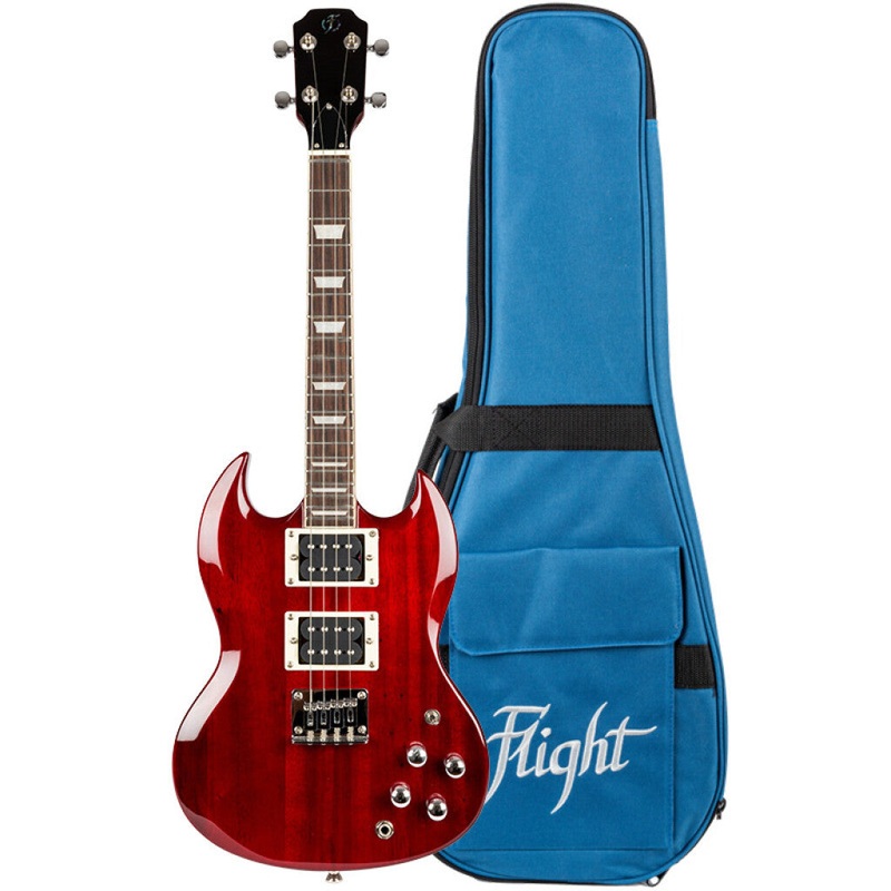PIONEER TENOR ELECTRIC UKULELE CHERRY RED