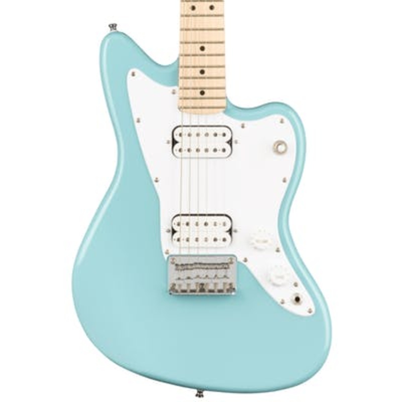 Squier Mini Jazzmaster HH Maple Neck Daphne Blue
