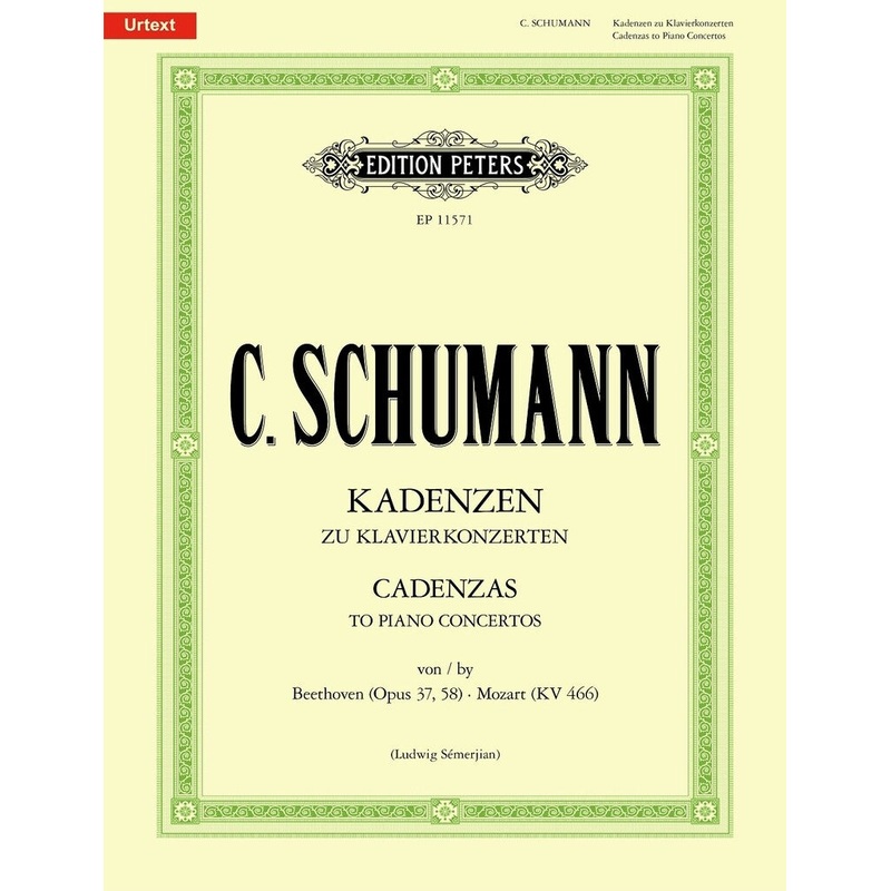Clara Schumann CADENZAS TO PIANO CONCERTOS PIANO