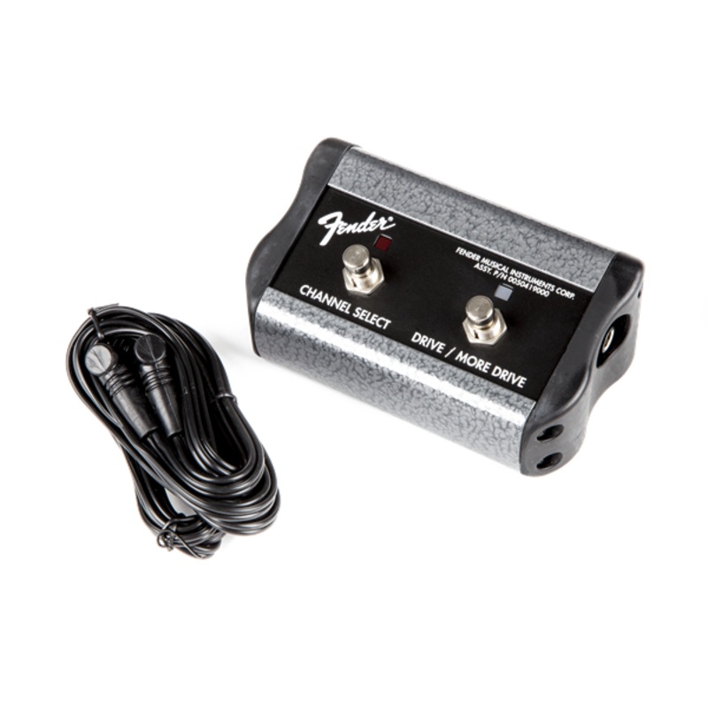 Fender  2-Button 3-Function Footswitch: Channel / Gain / More Gain with 1/4" Jack